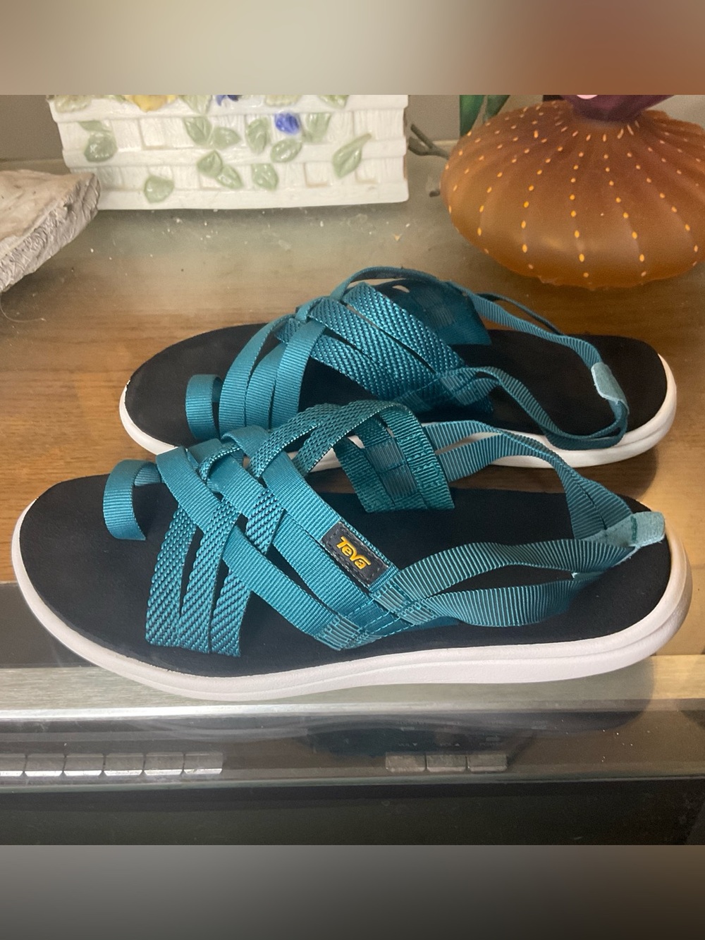 TEVA WOMENS VOYA STRAPPY SANDALS SZ 8.5 - Picture 3 of 7